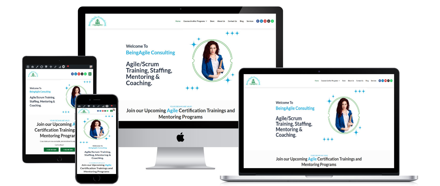 BeingAgile Consulting web design and development