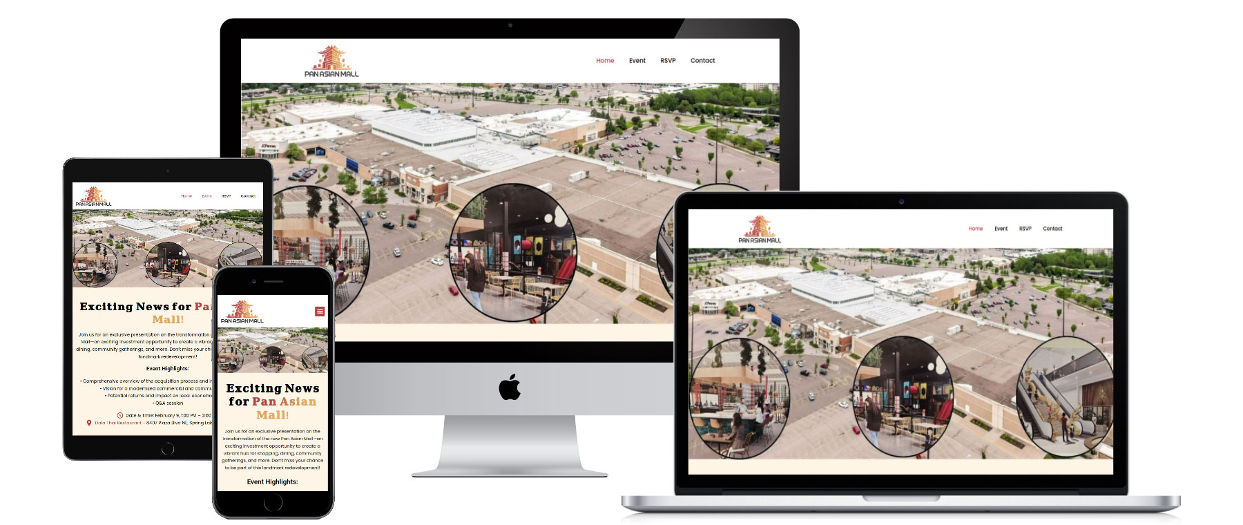 Pan Asian Mall web design and development