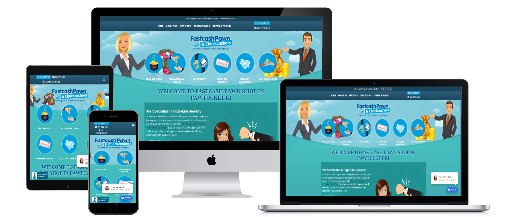 pawnri website design and development