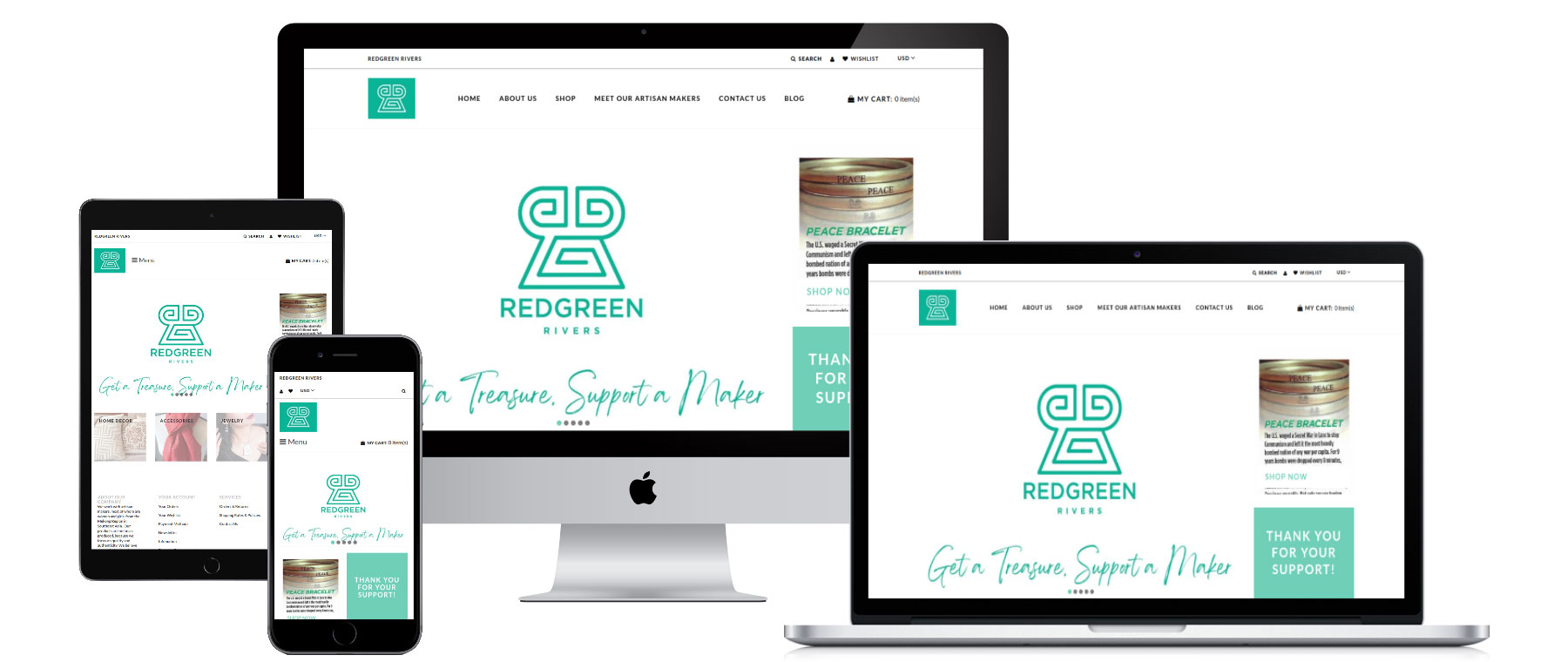 RedGreen Rivers Website Design