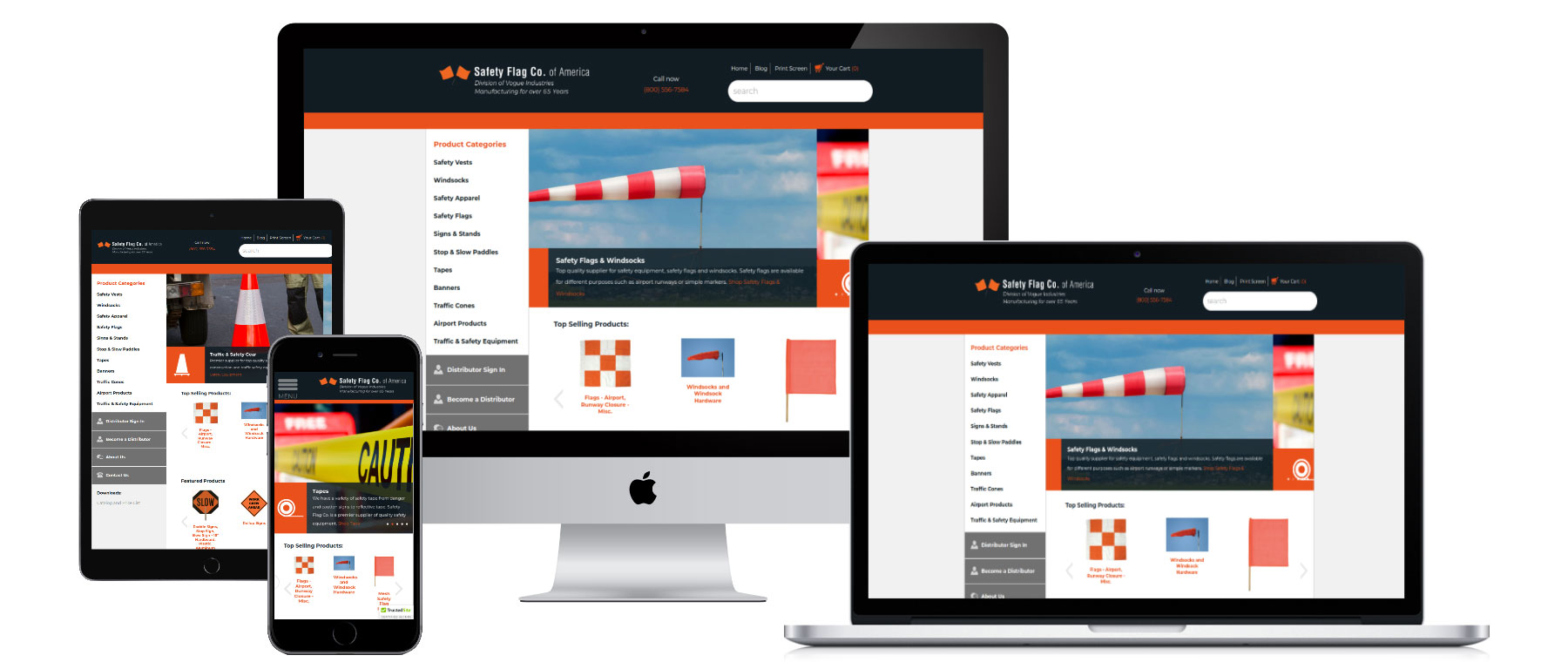 safetyflag website design and development