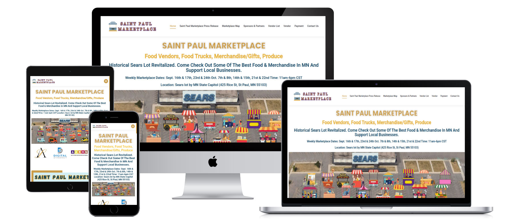 st paul marketplace website design