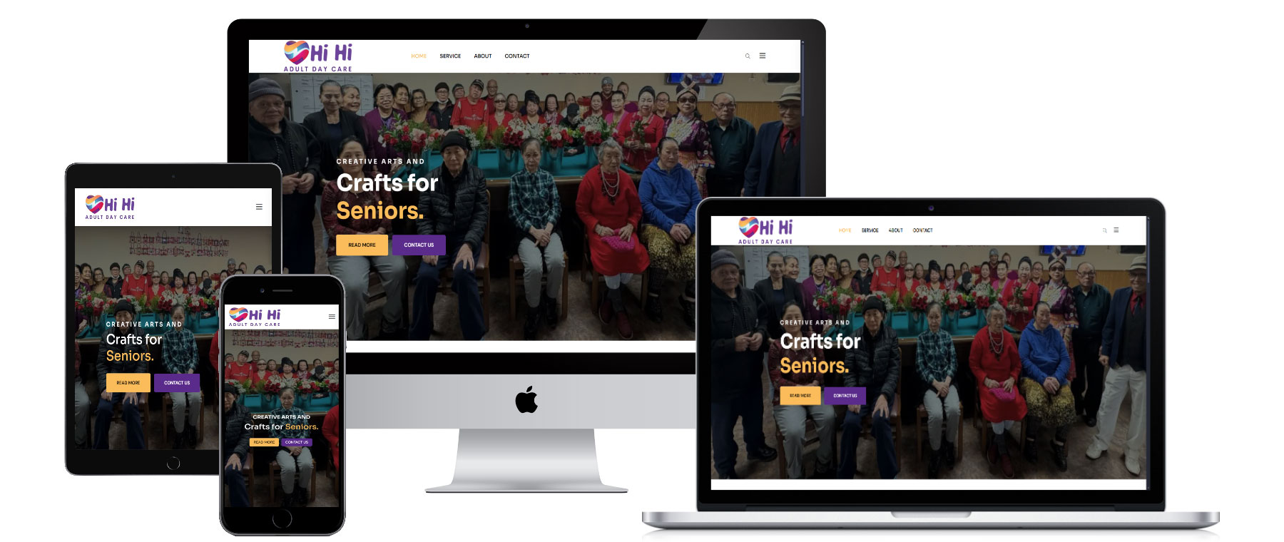 Hi-Hi-Adult-Day-Care web design - our work